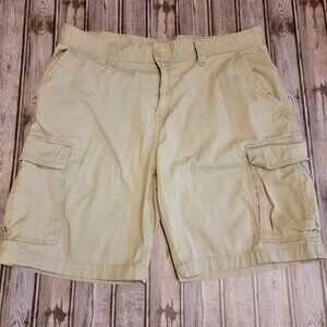 Men's George Brand Khaki Cargo Shorts Size 38